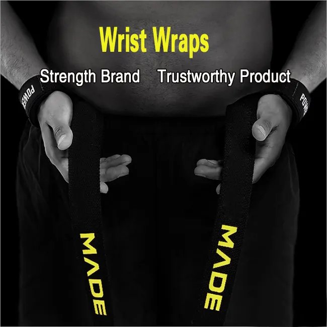 Customized Gym Lifting Straps Fitness Wrist Wraps Padded Weight lifting Wrist Strap - Image 4