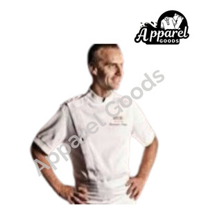 Men Chef Short Sleeve Coat